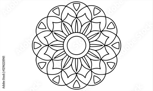 vector illustration of a mandala