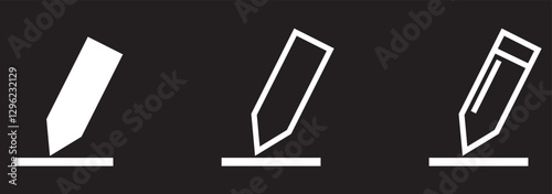 Edit icon vector isolated on white background. Pencil icon. sign up Icon vector. edit text