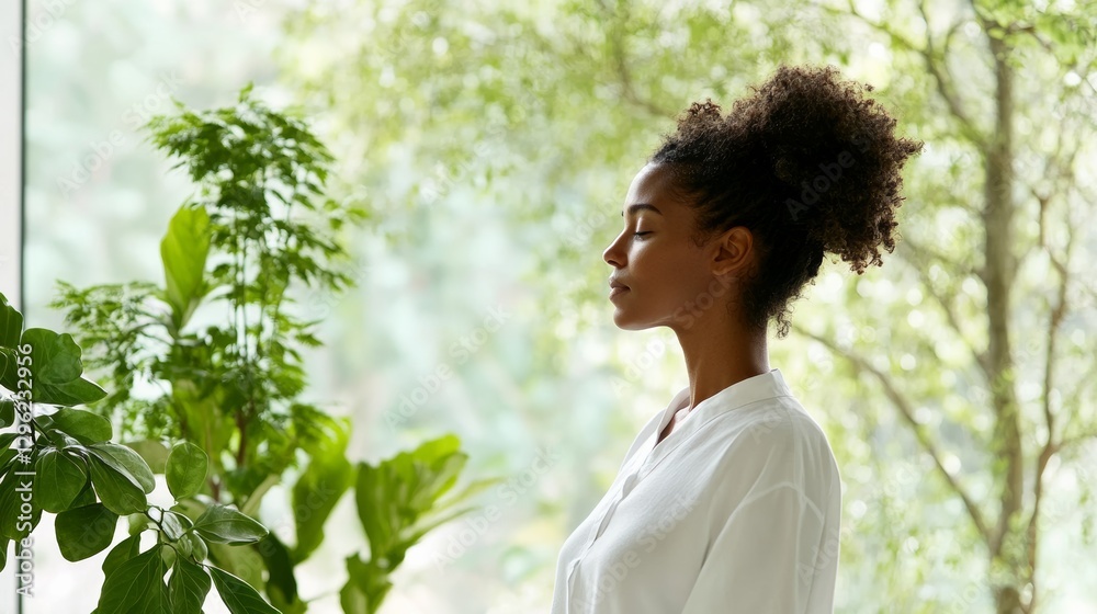 Rare illness patient visiting a wellness retreat. Featuring recovery and rejuvenation Rare illness patient visiting a wellness retreat. Featuring recovery and rejuvenation