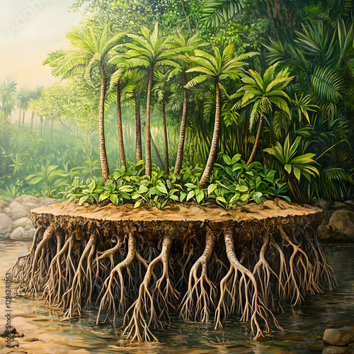 palm tree in the garden