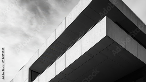 A stark contrast of black and white, Modern architectural masterpieces in urban public structures, captured by a keen street photographer is lens, offering design ideas for the world.