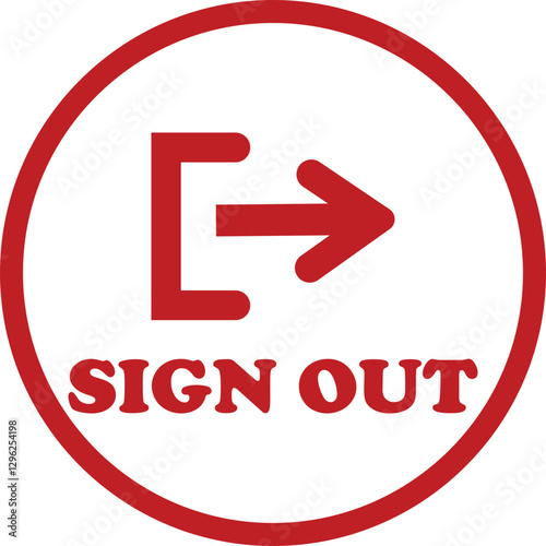 Free Download Logout icon of Sign out in vector vector . closed door symbol. Black exit and enter arrow, trendy flat style isolated on transparent background. - GFXLoad