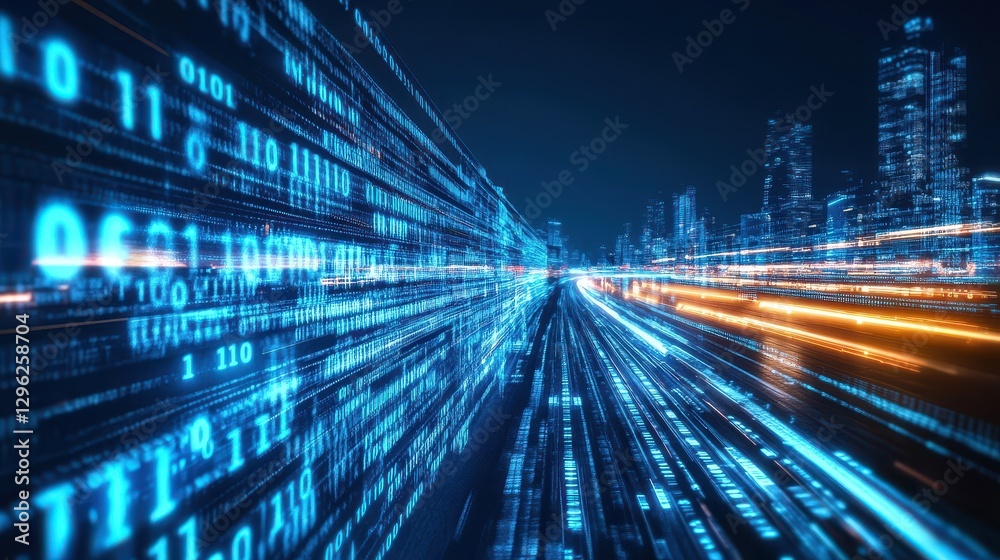 A vibrant digital metropolis, illuminated by the ethereal glow of binary code, where data flowed like a river and the future unfolded in the heart of a futuristic cityscape. A vibrant digital metropolis, illuminated by the ethereal glow of binary code, where data flowed like a river and the future unfolded in the heart of a futuristic cityscape.