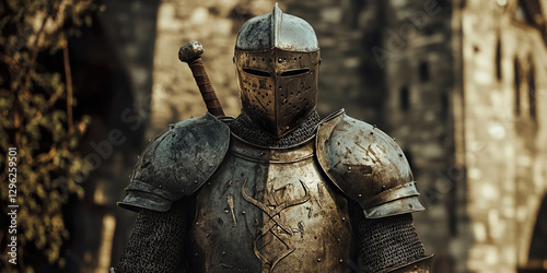 Armored Medieval Knight
 photo