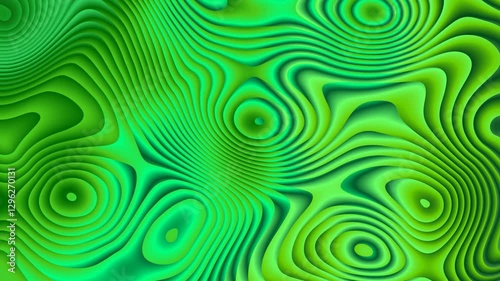 Green animated spiral background. Forest. Eco-friendly. Paper geolocation on map. Maze rotates in circle.  Energy flows. Hypnotic screensaver. Intro for business, presentations, social media. 4k