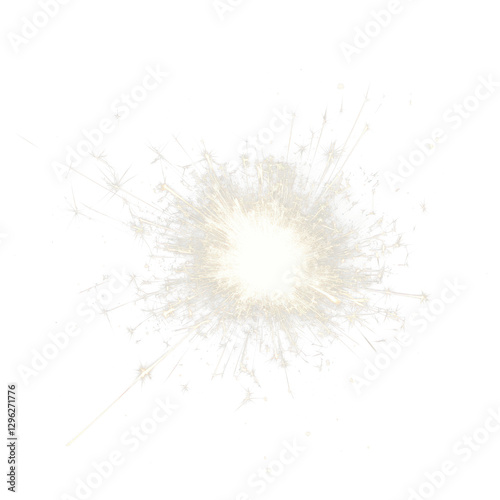 PNG Minimalist spark flare fireworks night light.