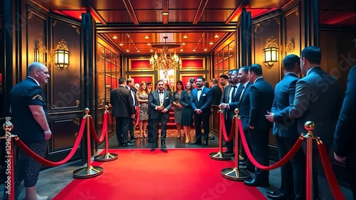 Exclusive Gala Event: Red Carpet Entrance