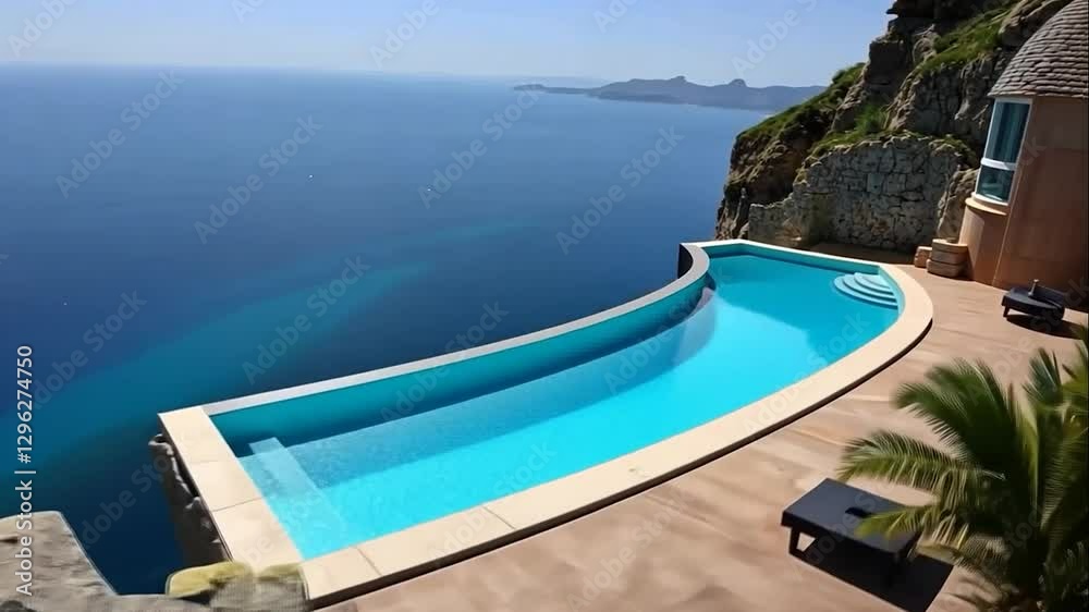 Cliffside Infinity Pool with Stunning Ocean Views