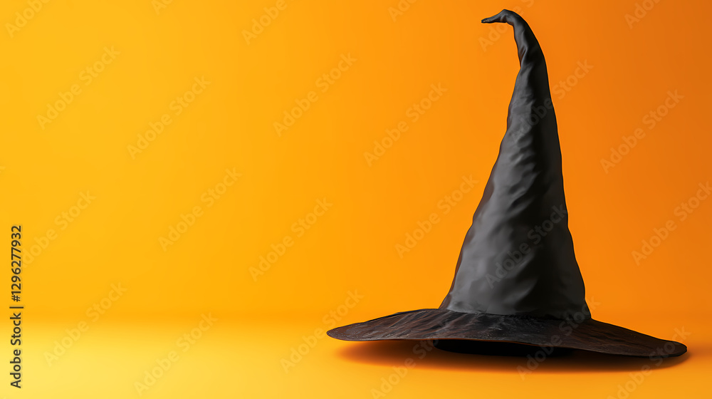 Fototapeta premium Black Wizard Hat