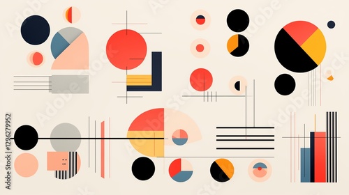 vector illustration of a set of abstract background