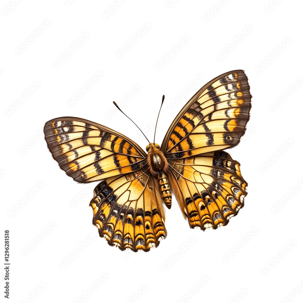 Naklejka premium Realistic poplar admiral butterfly