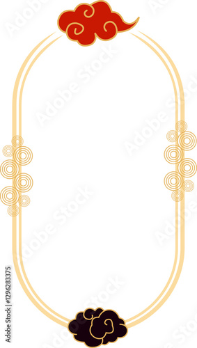 Chinese Cloud Frame 