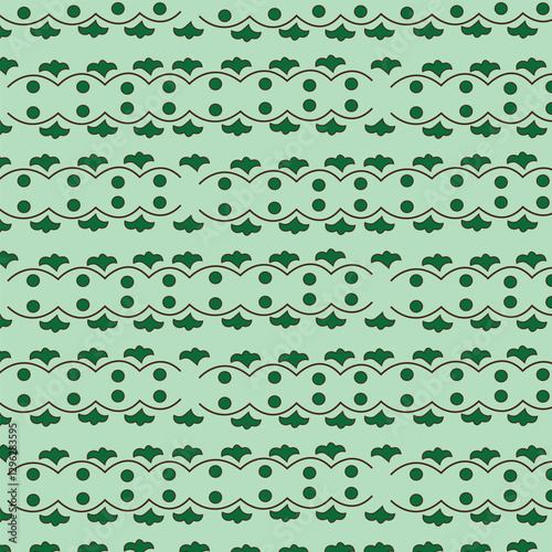set of seamless patterns leaf with cute background