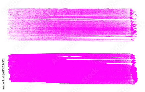 pink brush strokes