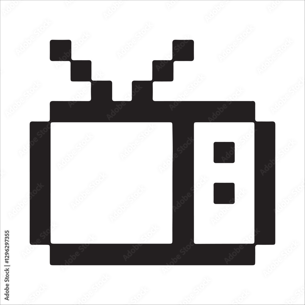 television pixel art 8 bit graphic design television pixel art 8 bit graphic design