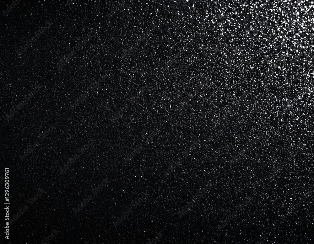 A stunning close-up of sparkling black surface with shimmering details and a dramatic texture. A stunning close-up of sparkling black surface with shimmering details and a dramatic texture.