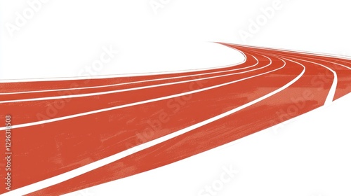 Running track curves, athletic field, competition, sport, background