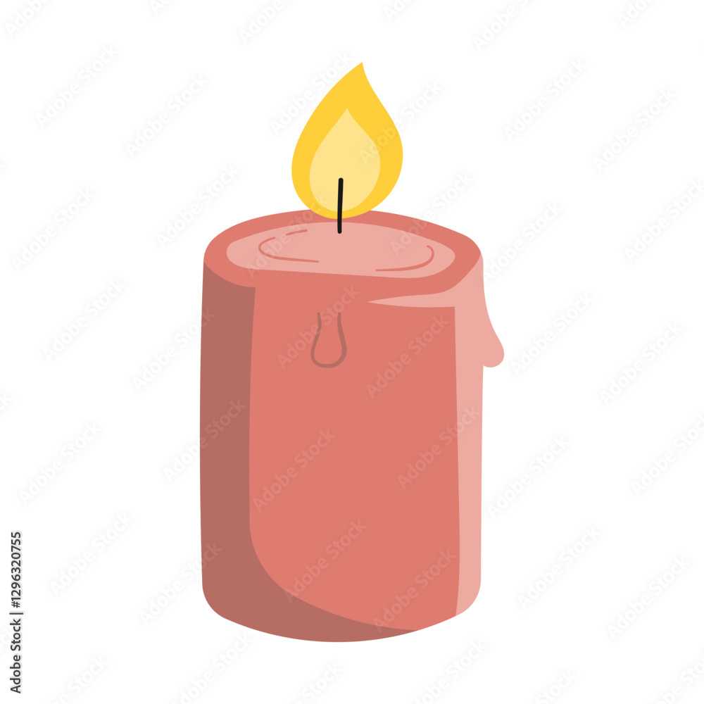 Candle vector illustration Candle vector illustration