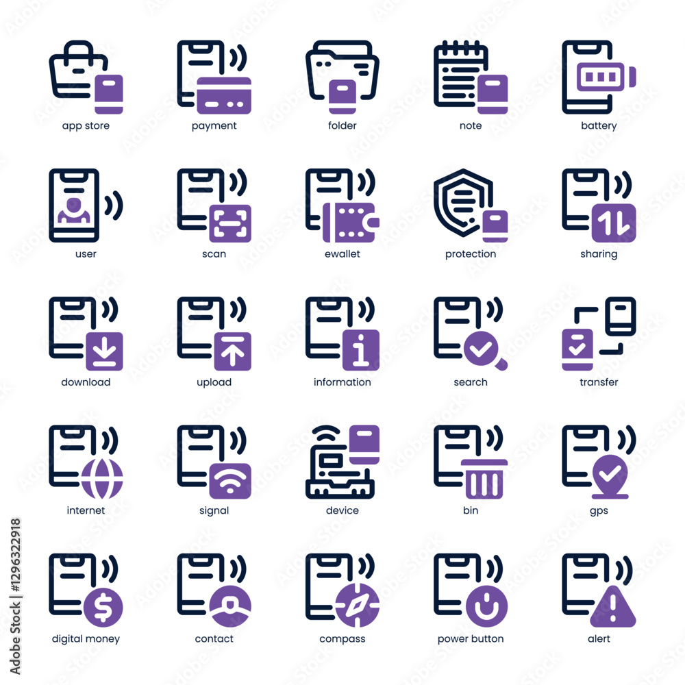 Mobile Device Icon pack for your website, mobile, presentation, and logo design. Mobile Device Icon dual tone design. Vector graphics illustration and editable stroke. Mobile Device Icon pack for your website, mobile, presentation, and logo design. Mobile Device Icon dual tone design. Vector graphics illustration and editable stroke.
