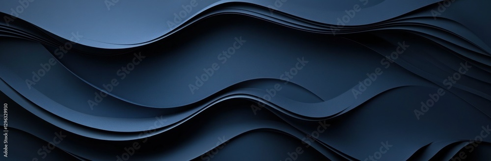 Obraz premium A sleek and modern abstract background with a deep blue color scheme