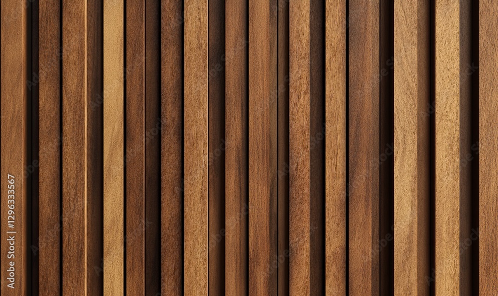 Fototapeta premium Dark Brown Vertical Wooden Texture Background
