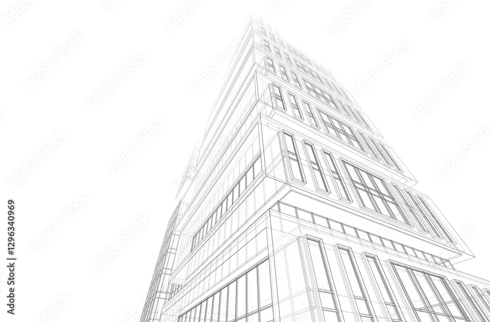 modern office building 3d rendering modern office building 3d rendering