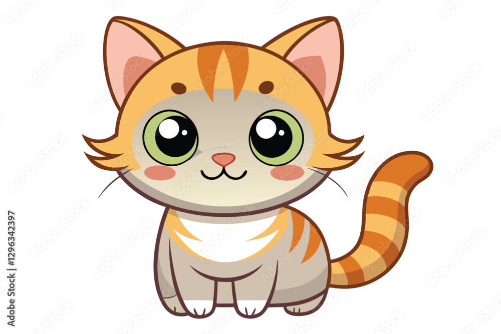 Fototapeta premium Realistic Cat vector design