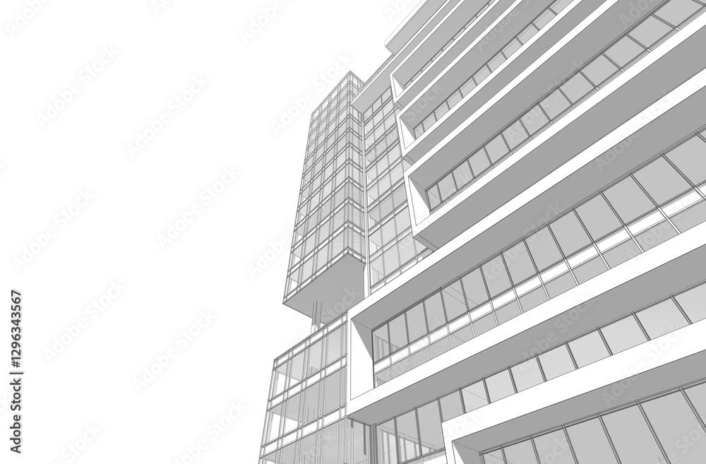 Fototapeta premium modern office building