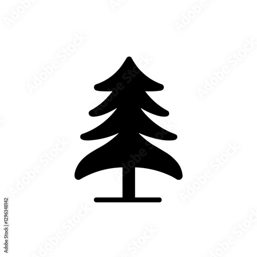 Simple Tree Icon  Minimalist Nature Symbol