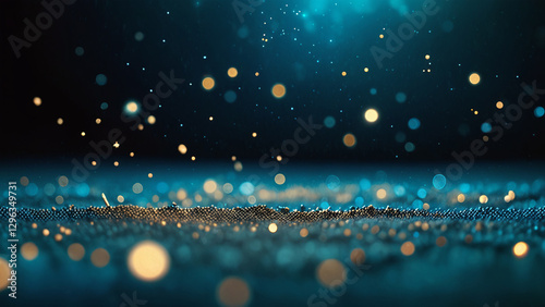 Wallpaper Mural Glowing Abstract Bokeh Particles in a Dreamy Atmosphere Torontodigital.ca