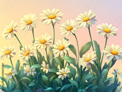 A vibrant sunflower in full bloom, its golden petals radiating outward with intricate details visible on each petal and the textured center