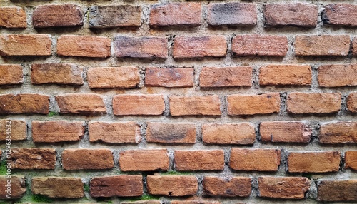 rustic rough brick wall texture photo