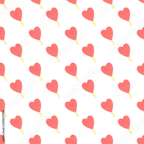 seamless pattern with hearts