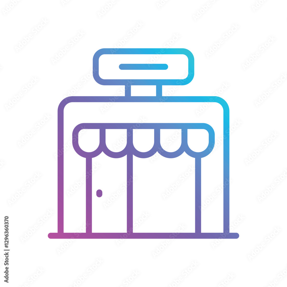 Shop Vector icon Shop Vector icon