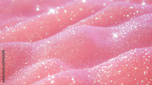 Enchanting fairy dust background with sparkling pink glitter for fantasy themes