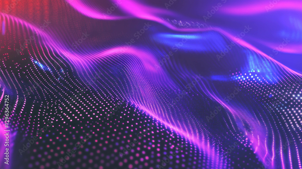 Futuristic glowing digital code texture with flowing abstract waves Futuristic glowing digital code texture with flowing abstract waves
