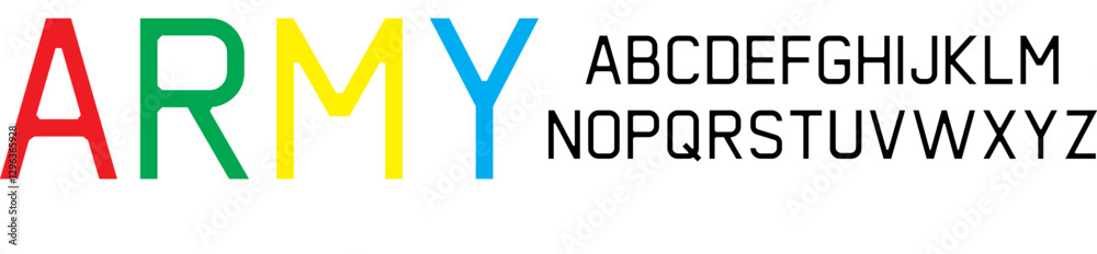 Fototapeta premium ACES07_Regular.font