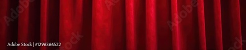 Luxurious deep red velvet curtain, rich texture , texture, shade, stage