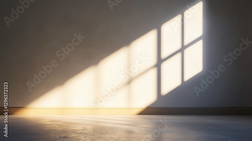Dramatic Shadows Play on Abstract Background