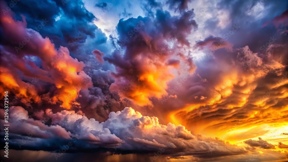 Dramatic Storm Cloudscape: Dark Sky with Copy Space for Text Dramatic Storm Cloudscape: Dark Sky with Copy Space for Text