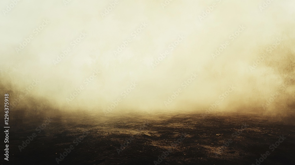 A Dreamy Landscape Depicting Hazy Light Above A Dark Surface A Dreamy Landscape Depicting Hazy Light Above A Dark Surface