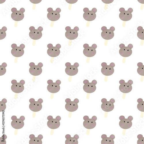 seamless pattern with teddy bears