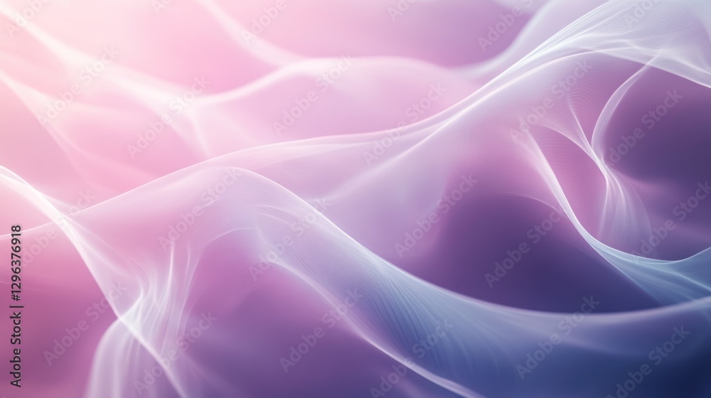 Fototapeta premium Abstract Flowing Lines and Colors