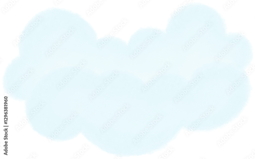 Obraz premium Fluffy soft blue clouds