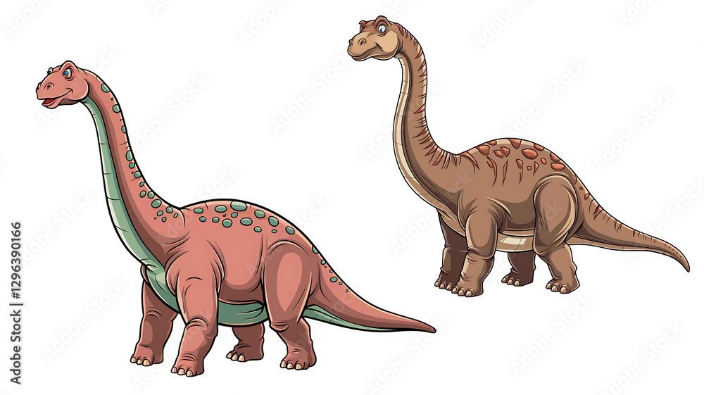 Brachiosaurus dinosaur transparent background illustration Brachiosaurus dinosaur transparent background illustration