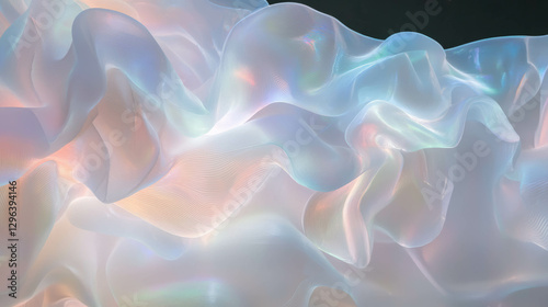 Ethereal plastic abstract sculptures enhancing modern design aesthetics