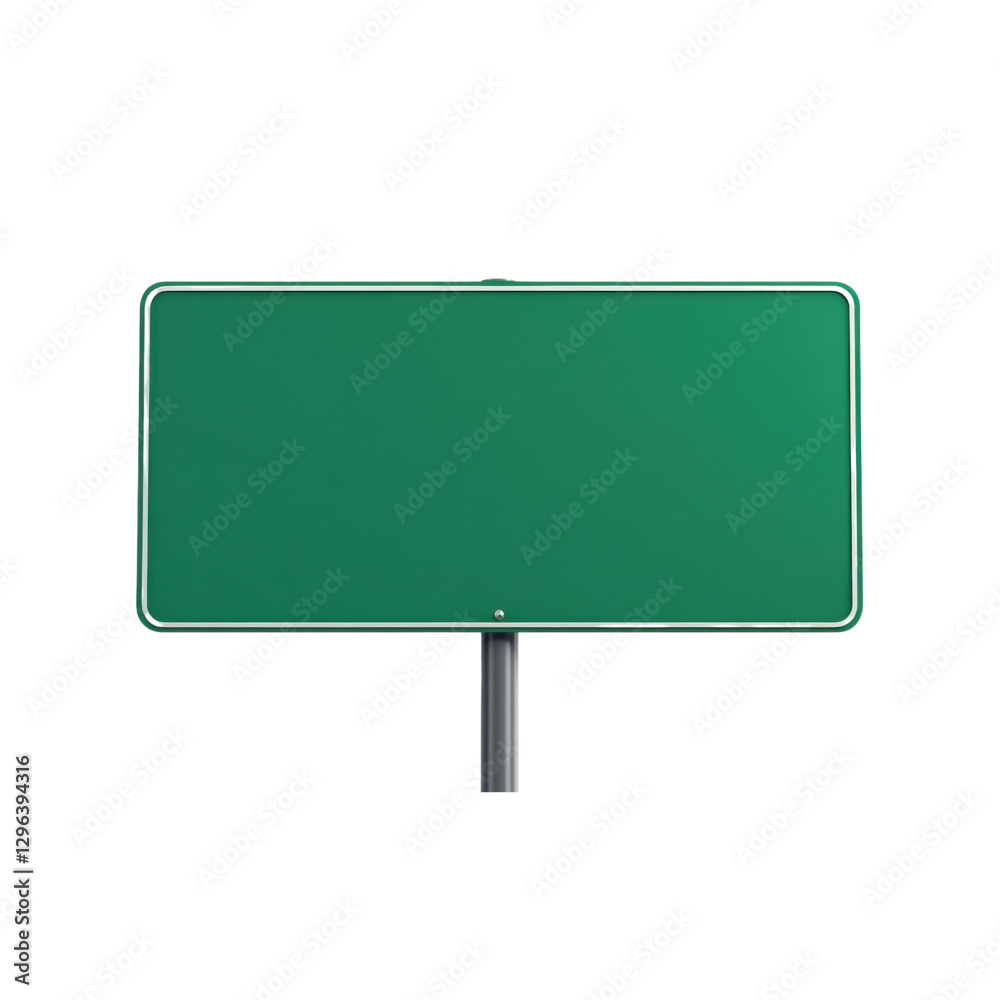 Blank Square Shaped Green Road isolated cutout with transparent background Blank Square Shaped Green Road isolated cutout with transparent background