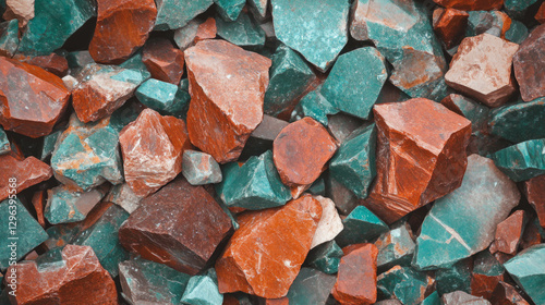 Colorful quartzite background featuring feldspar texture for design uses