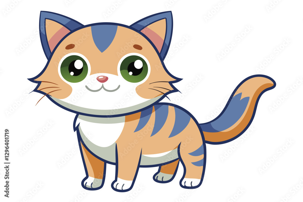 Cute Cat Vector Illustration Cute Cat Vector Illustration