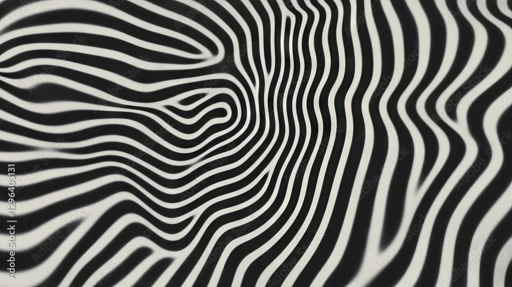 Abstract background with repeating distorted black and white patterns for modern design Abstract background with repeating distorted black and white patterns for modern design
